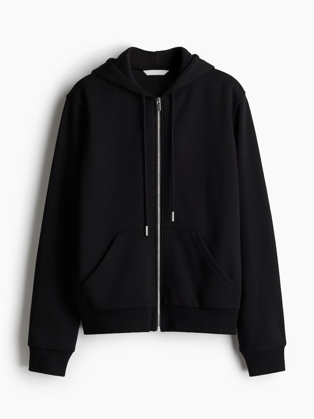 H&M Black Full-Zip Hoodie
